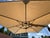 Tuuci® Ocean Master Cantilever Umbrella – 10' Square Bronze | Marine-Grade Canvas | 600 Lb Freestanding Base For Sale - Image 9 of 18