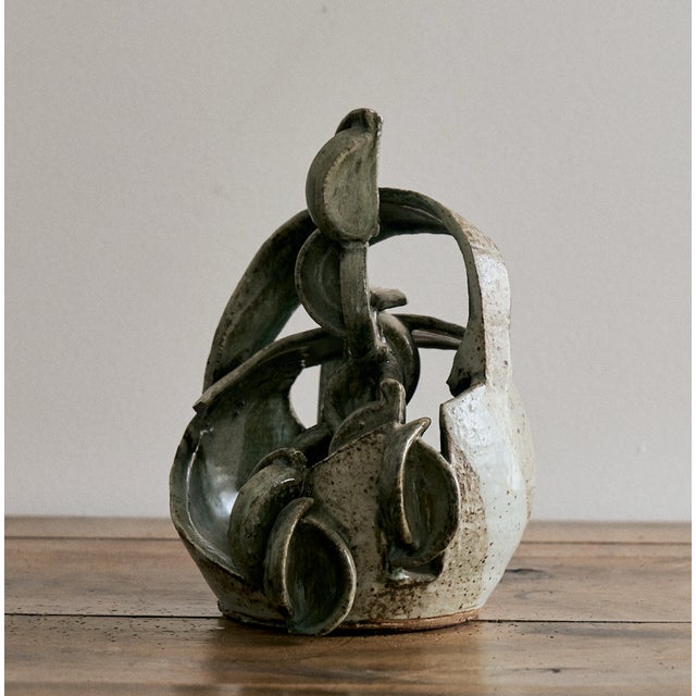 Abstract Vintage Ceramic Sculpture, France For Sale - Image 3 of 17
