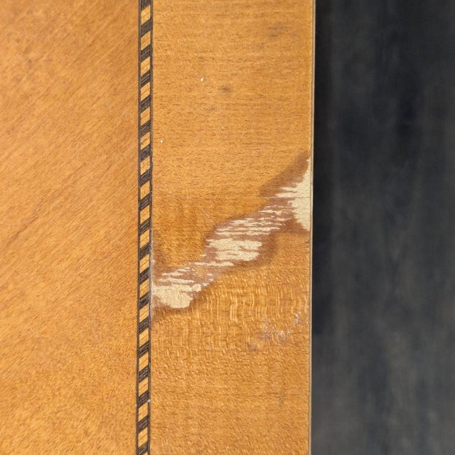 Tan Vintage National Mt. Airy Vienna Console Table For Sale - Image 8 of 10