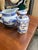 Up for consideration is a beautiful vintage pair of blue and white ceramic dishes. These would look lovely in your home...