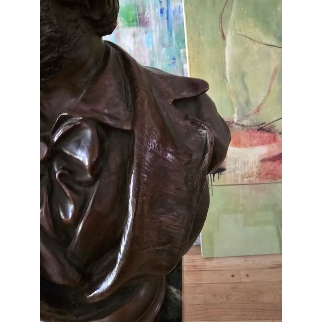 Antique Bronze Sculpture Classical R Wagner For Sale - Image 4 of 13