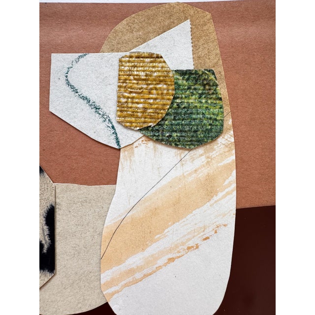 "New Directive 7" Original Mixed-Media Collage on Paper by Zac Woodiel For Sale - Image 4 of 8