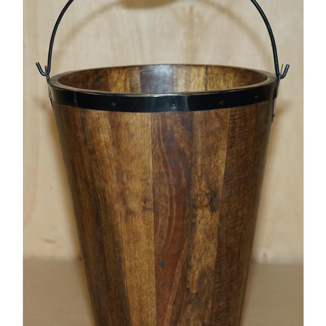 Vintage Bollinger Champagne Coolers or Log Wood Buckets, Set of 2 For Sale - Image 12 of 16