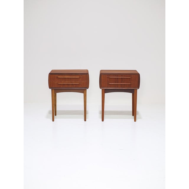 Nightstands in Teak by Johannes Andersen for Silkeborg, Denmark, 1960s, Set of 2 For Sale - Image 18 of 18