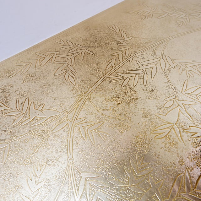 Etched Brass Coffee Table in the style of Christian Krekels, Belgium, 1977 For Sale - Image 13 of 15