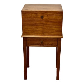 Alfred Dunhill Mahogany Cigar Humidor on Stand, London For Sale