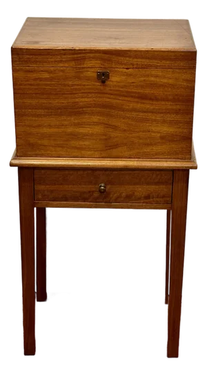 Alfred Dunhill Mahogany Cigar Humidor on Stand, London