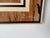 Mid Century Abstract Landscape Forest Scene With Bare Trees Acrylic on Canvas Painting - Framed For Sale - Image 14 of 15