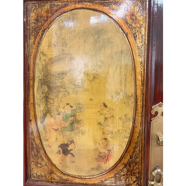 Wood 1970s' Dream of Red Mansions For Sale - Image 7 of 10