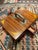 This antique American mahogany inlaid compartment box from the 19th century is a medium-sized, rectangular-shaped piece...