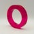 1990s Mod Hot Pink Lucite Bangle C. 1990s For Sale - Image 5 of 6