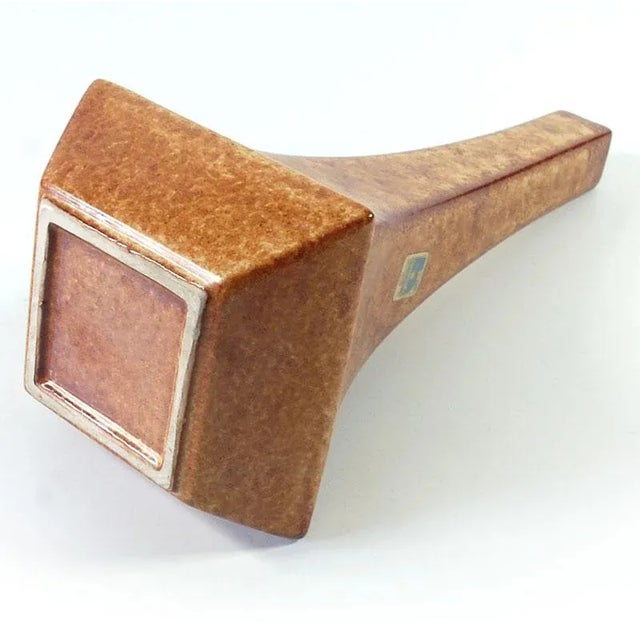 Italian Ceramic Vase by Roberto Rigon for Bertoncello, 1960s For Sale - Image 6 of 9