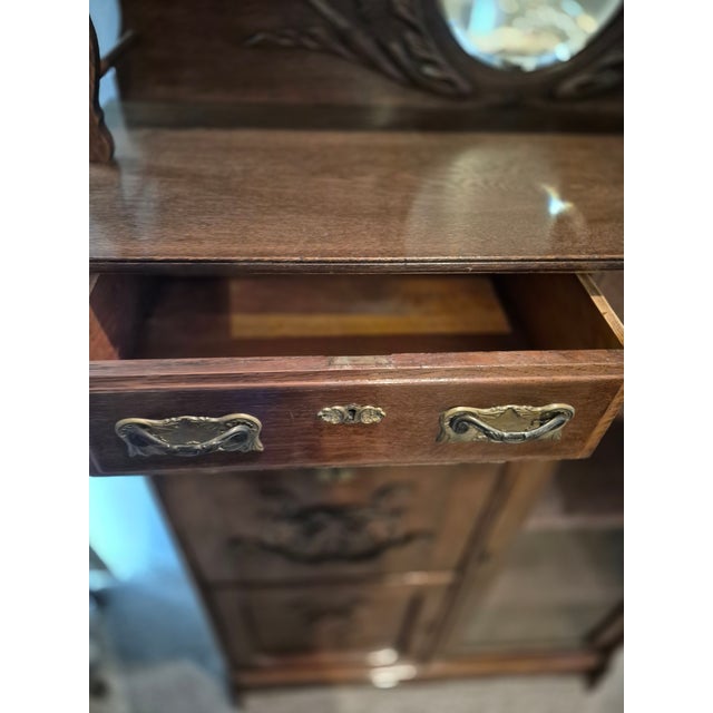 Late 18th Century Victorian American Side-by-Side Display and Secretary Cabinet For Sale - Image 12 of 12