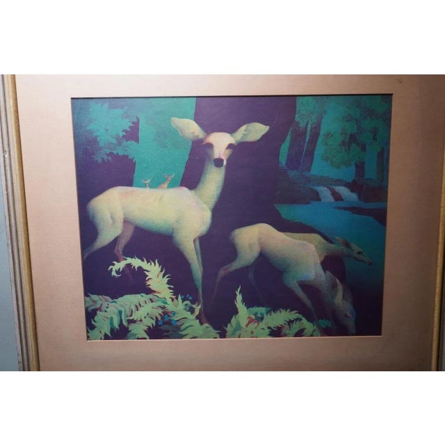 Modern Conrad Buff, Colored Lithogrph c.1927 For Sale - Image 3 of 5