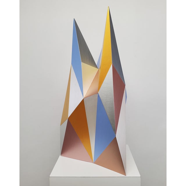 "Trinity" Contemporary Geometric Abstract Sculpture by Sassoon Kosian