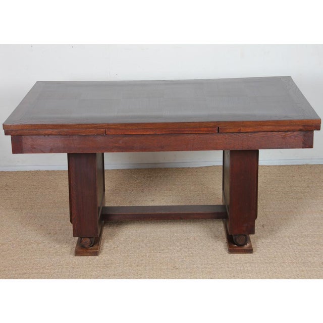 Dining Table in the style of Charles Dudouyt, 1940 For Sale - Image 9 of 11