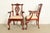 Wood Baker Furniture Chippendale Carved Mahogany Dining Chairs, Set of Six For Sale - Image 7 of 15