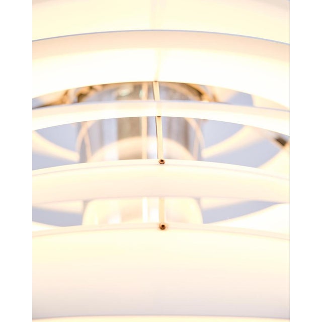 PH Louvre Pendant Light in Metal by Poul Henningsen for Louis Poulsen, 1957 For Sale - Image 6 of 14