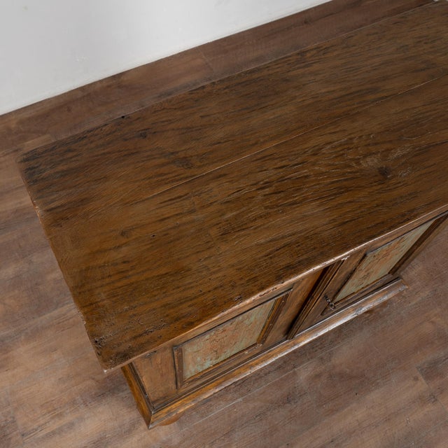 Late 18th Century Late 18th-Century Swedish Original Painted Pine Sideboard Cabinet For Sale - Image 5 of 12