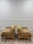 Judith Norman Collection Set of Two Armchairs in Gold Color For Sale - Image 10 of 12