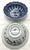 Rare Pair of 18th Century Chinese Export Blue and White Scalloped Bowls Long Eliza Motif For Sale - Image 4 of 15