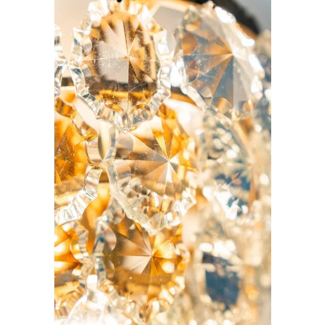 Metal Wall Lights in Brass and Crystal Glass from Bakalowits, Austria, 1960s For Sale - Image 7 of 10