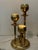 3-Tiered Mid-Century Modern Brass Table Lamp. This is a fantastic, triple orbed light in the style of Paavo Tynell. It has...