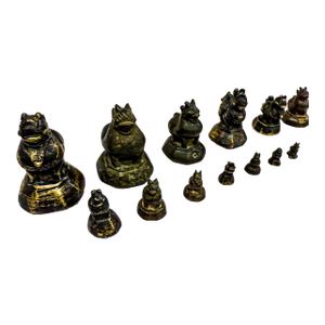 Bronze Burmese Opium Scale Set
