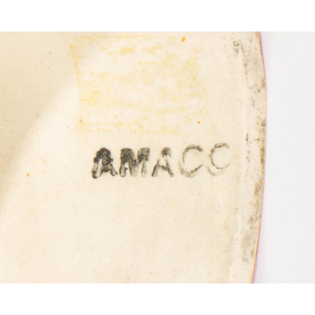 Orange Art Deco Ram Designed by Amaco American Art Clay Company For Sale - Image 8 of 8