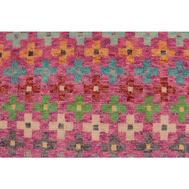 Boho Chic Balochi Brayden Hand Knotted Wool Rug - 3'4'' X 4'10'' For Sale In New York - Image 6 of 10