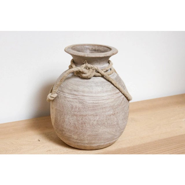 Primitive Handcarved Wooden Pot-Randk For Sale - Image 4 of 10