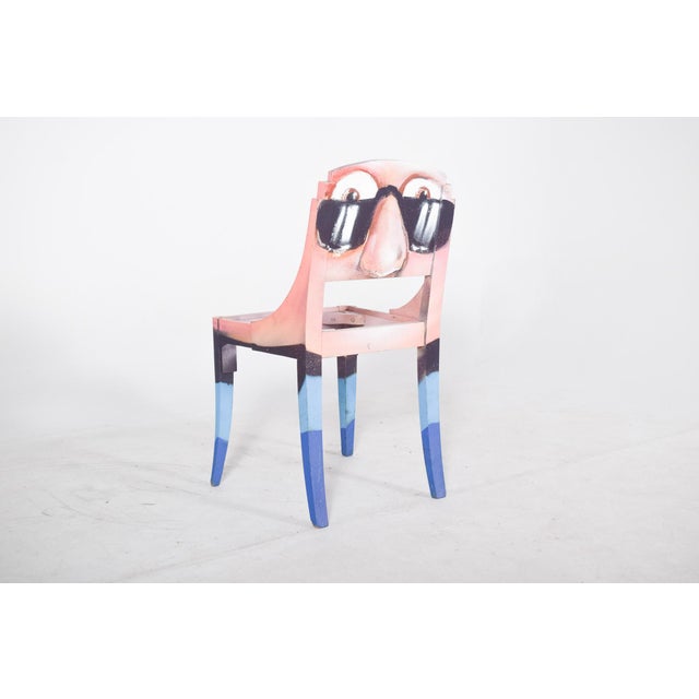 Mid-Century Modern Portuguese Urban Art Chair by Francisco Camilo, 1950s For Sale - Image 3 of 8