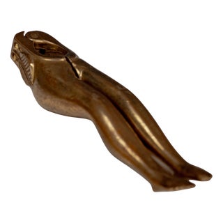 Mid-Century Modern Brass Nutcracker, England, 1970s For Sale