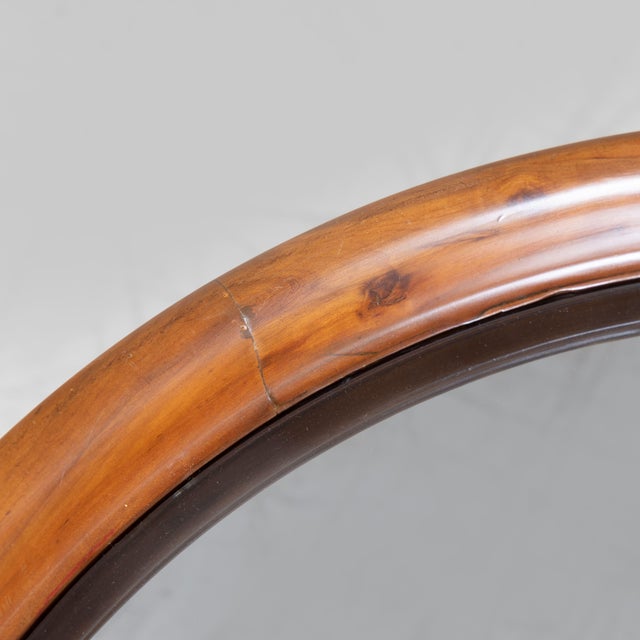 Round Walnut Coffee Table, Brazil, 1950s For Sale - Image 10 of 14