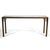 Mastercraft Brass Chinese Chippendale Console Table For Sale In Chicago - Image 6 of 10