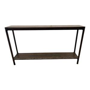Restoration Hardware Padua Console Table – 60” Brown Oak Finish