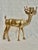 Mid 20th Century Mid 20th Century Cast Brass Reindeer Buck Candleholder For Sale - Image 5 of 10