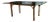 Asian Influenced Glass Dining Table in Faux Bamboo Having Bronze Fretwork For Sale