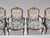 19th Century Louis XV French Fauteuil Armchairs, 1860s, Set of 4 For Sale - Image 11 of 15