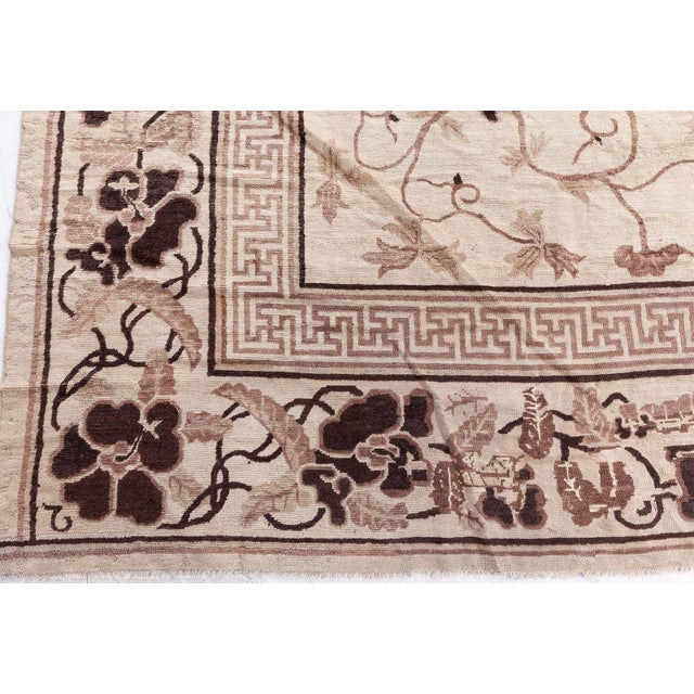 Authentic 19th Century Chinese Carpet Doris Leslie Blau For Sale - Image 4 of 9