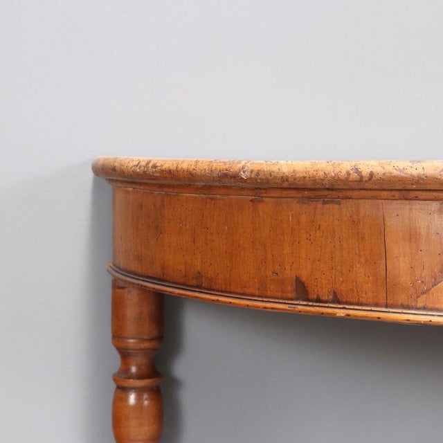19th Century Walnut Console Table, Italy For Sale - Image 4 of 9