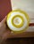 Set of Two Mid Century Peking Glass Bowls, Yellow Overlay Glass, Asian Decorative Art Glass For Sale - Image 9 of 9