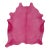 Rug & Kilim’s Contemporary Cowhide Solid Rug in Bright Pink Hues For Sale