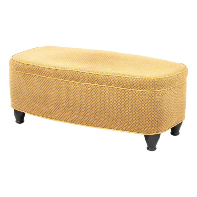 Christian Liaigre Style Upholstered Bench For Sale