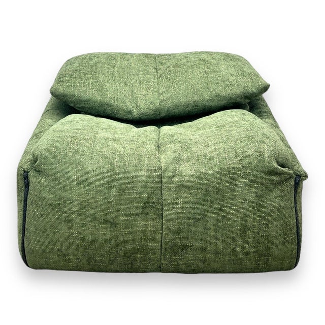 Vintage Green Plumy One-Seater Sofa Chair by Annie Hiéronimus for Ligne Roset For Sale - Image 13 of 17