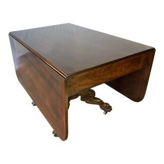 Federal Mahogany Drop Leaf Table For Sale