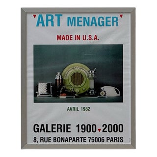 Art Menager Galerie Poster, 1982 For Sale
