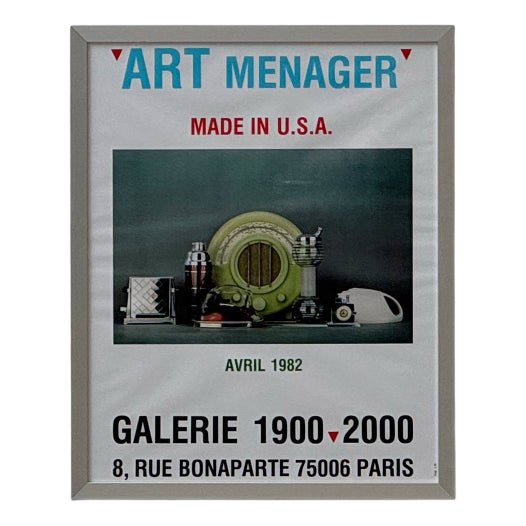 Art Menager Galerie Poster, 1982 For Sale