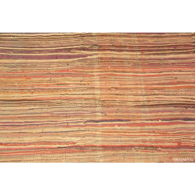 Nazmiyal Collection Sunny Hues Vintage Moroccan Kilim Rug For Sale - Image 4 of 8