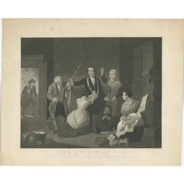 After Tompkins Harrison Matteson, Scene in American Revolution, Spirit of '76, 1862, Print For Sale - Image 10 of 10